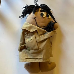 COPY - Mr. Flashmore Jr. Stuffed Figure.  Vintage.